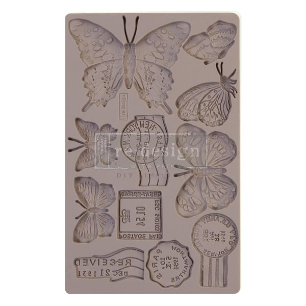 Re-Design Mold 5in x 8in x 8mm - Butterfly In Flight