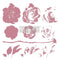 Prima Marketing Re-Design Decor Clear Cling Stamps 12in x 12in - Mystic Rose*