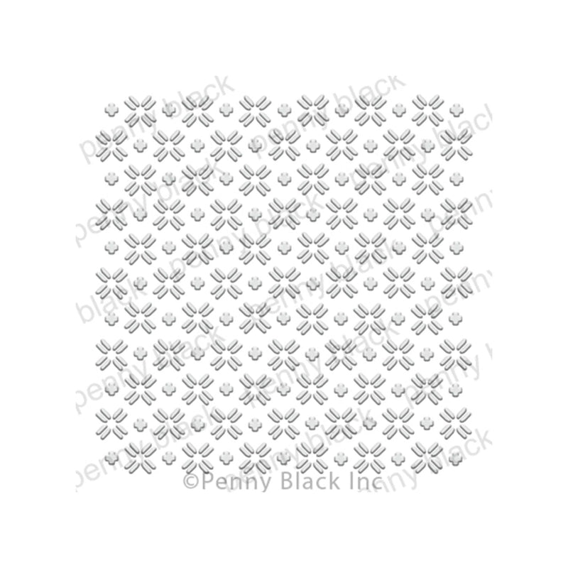 Penny Black Embossing Folders 6"x 6" - Dashed Design*