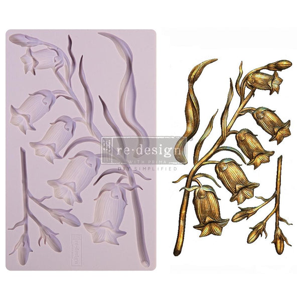 Prima Marketing Re-Design Mould 5"X 8"X 8mm - Sweet Bellflower