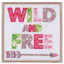 Fabric Editions Little Feet Boutique Iron-On Applique  - Wild And Free - Arrow
