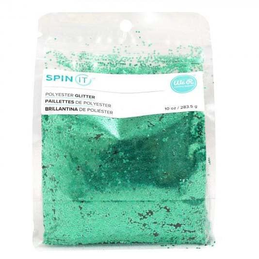 We R Memory Keepers - Spin It Chunky Glitter 10oz - Green