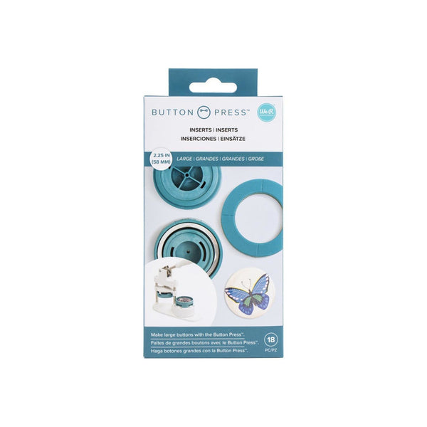 We R Memory Keepers Button Press Inserts - Large (58mm)