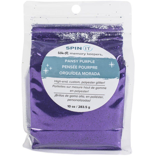 We R Memory Keepers Spin It Glitter Mix 10oz - Pansy Pruple*