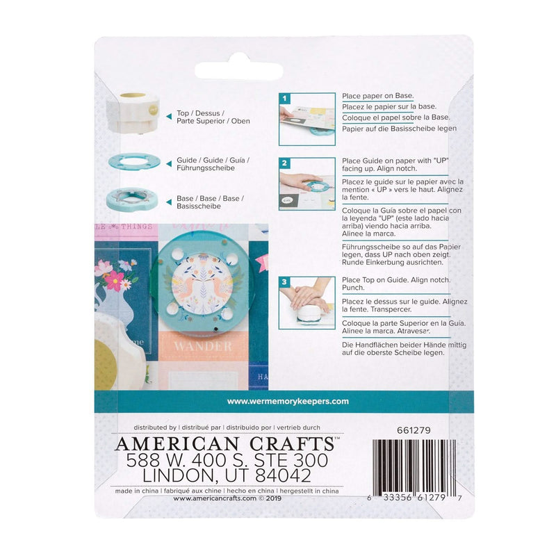 We R Memory Keepers 1in Clear-Cut Punch - Scallop Circles*