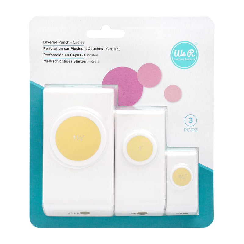 We R Memory Keepers Layering Punches 3 pack  - Circles*