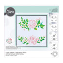 Sizzix Making Tool Layered Stencil by Olivia Rose 6"x6" - Floral Borders*