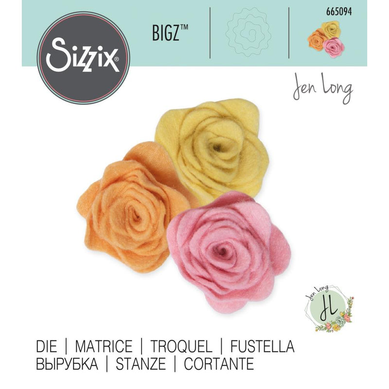 Sizzix Bigz Die By Jen Long - 3D Rose