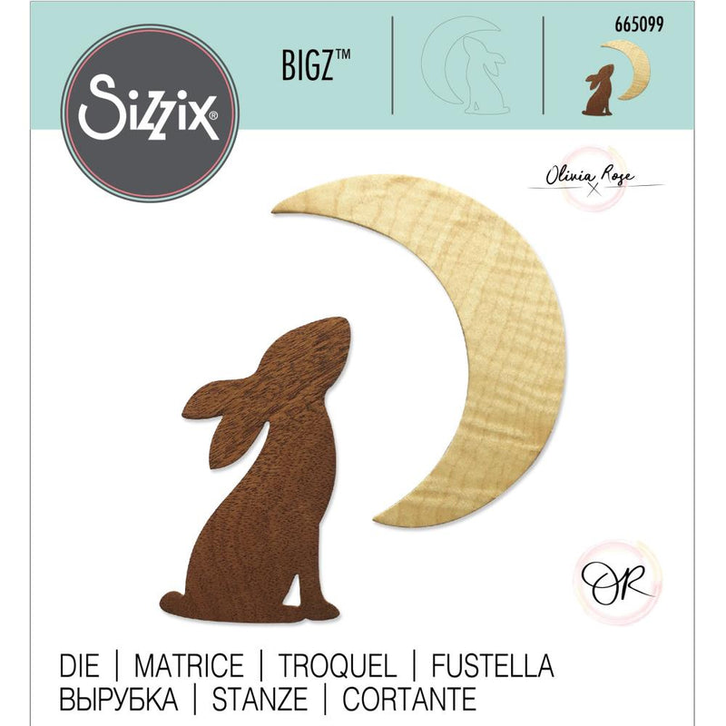 Sizzix Bigz Die By Olivia Rose - Rabbit & Moon