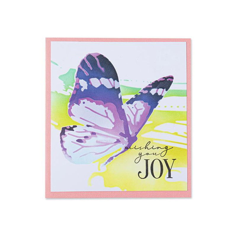 Sizzix Making Tool Layered Stencil by Oliva Rose 6"x6" - Butterfly*