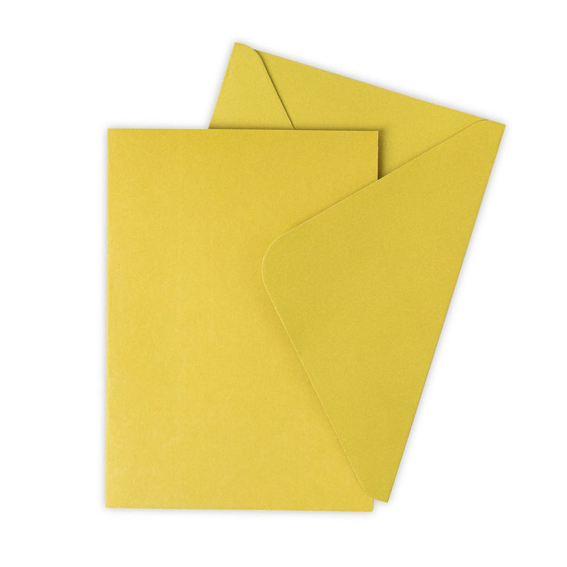 Sizzix Surfacez Card & Envelope Pack A6 10/Pkg - Mistletoe Green*