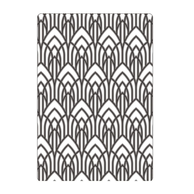 Sizzix Texture Fades Embossing Folder By Tim Holtz - Multi-Level Arched*