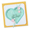 Sizzix Framelits Die & Stamp Set By Olivia Rose 3/Pkg - Blooming Heart