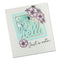 Sizzix Framelits Die & Stamp Set By Lisa Jones 8/Pkg - Floral Hello