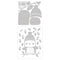 Sizzix Thinlits W/Textured Impressions By Jennifer Ogborn - Cozy Owl*