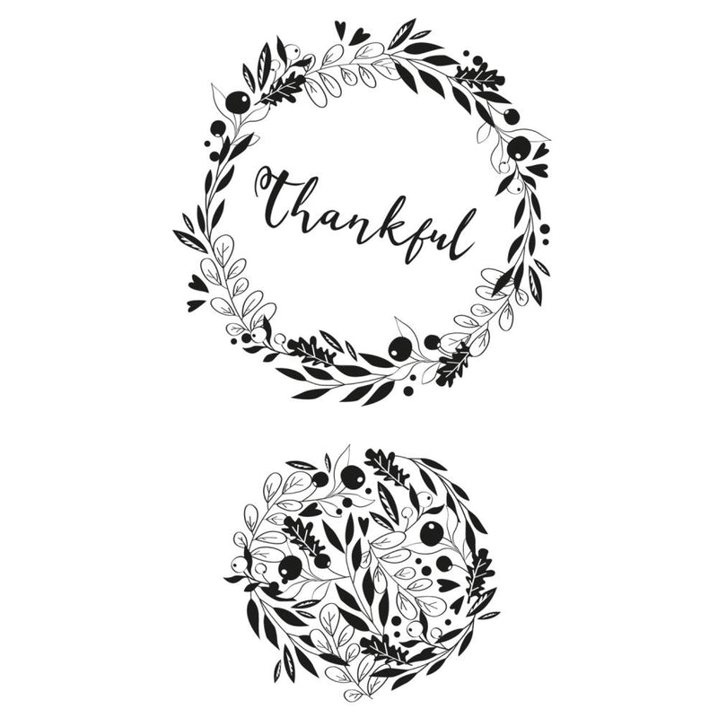 Sizzix Clear Stamps By Olivia Rose - Autumn Wreath*