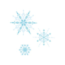 Sizzix Layered Clear Stamp by Olivia Rose - 6-pack - Snowflakes*