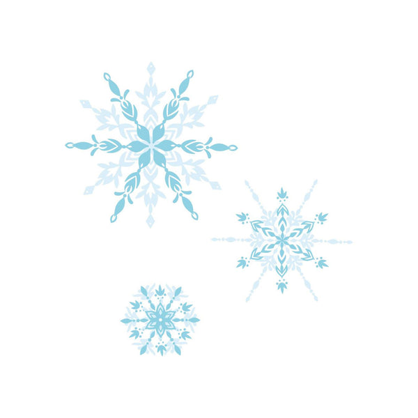 Sizzix Layered Clear Stamp by Olivia Rose - 6-pack - Snowflakes*