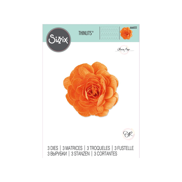 Sizzix Thinlits Dies By Olivia Rose 3 Pack - Pom-Pom Flower*