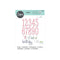 Sizzix Thinlits Dies by Debi Potter 15/Pkg - Fabulous Birthday Numbers*