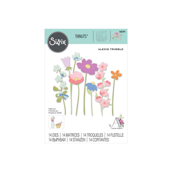Sizzix Thinlits Dies by Alexis Trimble 14/Pkg - In the Meadow