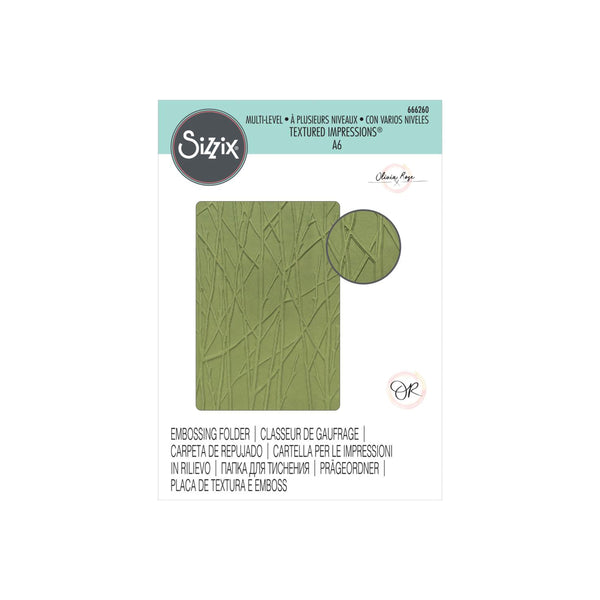 Sizzix Multi-Level Textured Impressions Embossing Folder by Olivia Rose - Forest Scene*