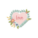 Sizzix Thinlits Dies by Lisa Jones 9/Pkg - Hello Love*