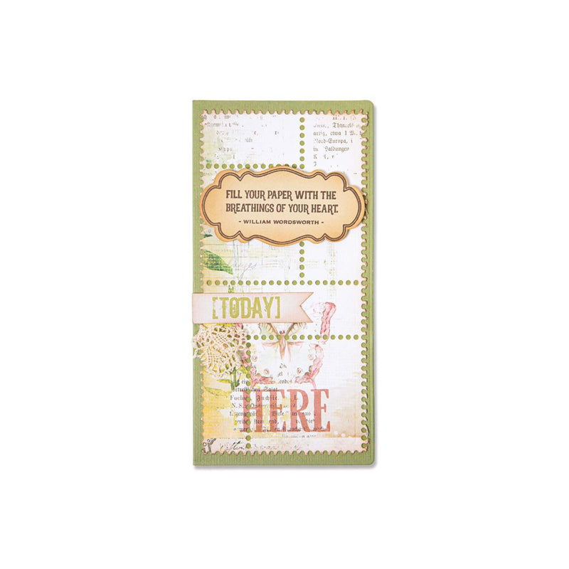 Sizzix Thinlits Dies by Eileen Hull 4/Pkg - Mini Slimline & Tickets*