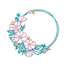 Sizzix Thinlits Dies By Lisa Jones 7/Pkg - Floral Round*
