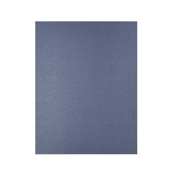 Poppy Crafts Letter Size Premium Shimmer Cardstock 10 Pack - Denim Blue