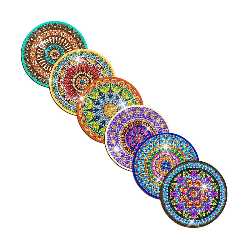 Poppy Crafts Diamond Coaster Kit #6 - Mandala #8*