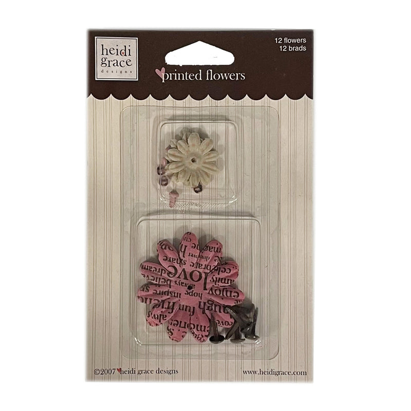 Heidi Grace Cherrywood Ln. Printed Flowers 12/Pk*