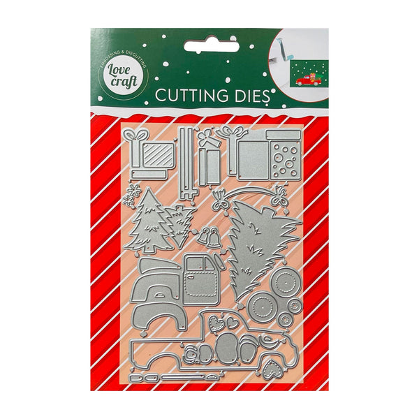 Poppy Crafts Cutting Dies - Christmas Collection - Present Truck