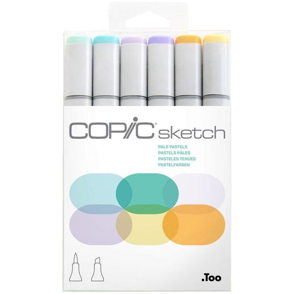 Copic Sketch Set 6 Pale Pastels