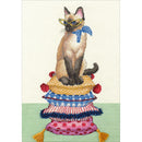 Dimensions Counted Cross Stitch Kit 10inch X14inch Cat Lady (14 Count)