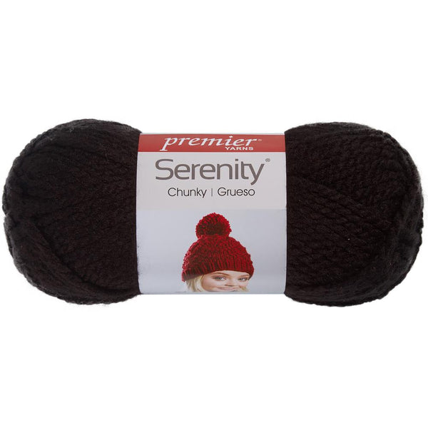 Premier Yarns Serenity Chunky Yarn - Solid - Raven