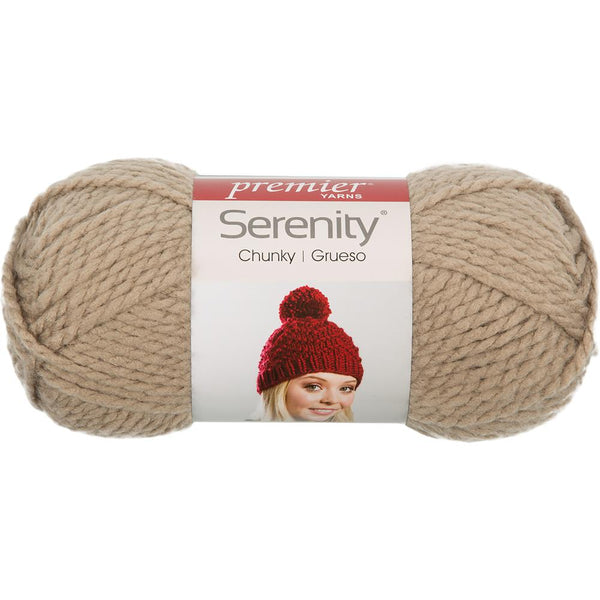 Premier Yarns Serenity Chunky Yarn - Solid - Sand 100g