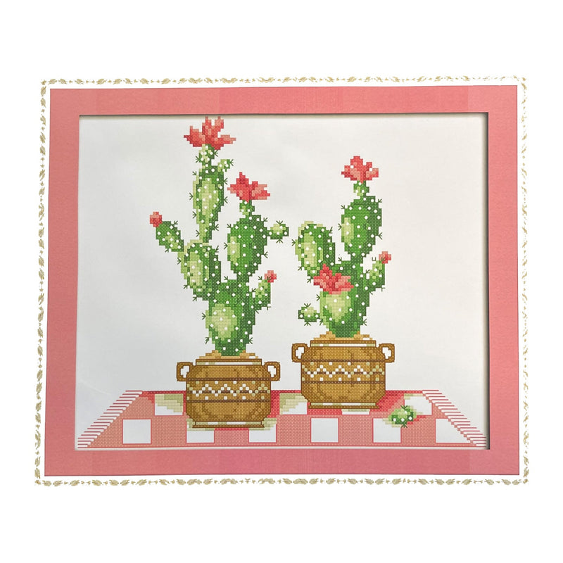 Poppy Crafts Cross-Stitch Kit 70 - Cactus Three*