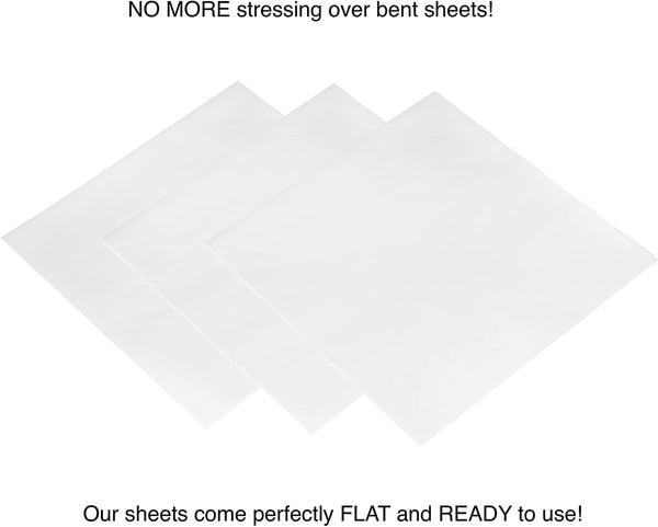 Universal Crafts 12x12in Adhesive Vinyl Sheets 5 pack - Matte White