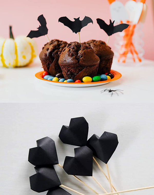 Poppy Crafts A4 Premium Black Cardstock 350gsm - 20 sheets