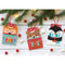 Dimensions Felt Applique Kit 2.75"X4" 3 pack  Christmas Hugs Gift Card Holder*