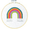 Dimensions Embroidery Kit with Hoop 6" - Rainbow- Stitched In Thread