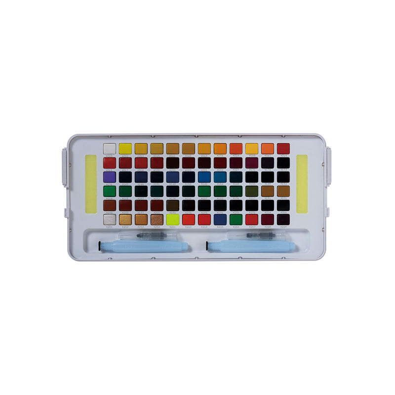 Koi Watercolour Pocket Box - 72 Colours + Water Brush*