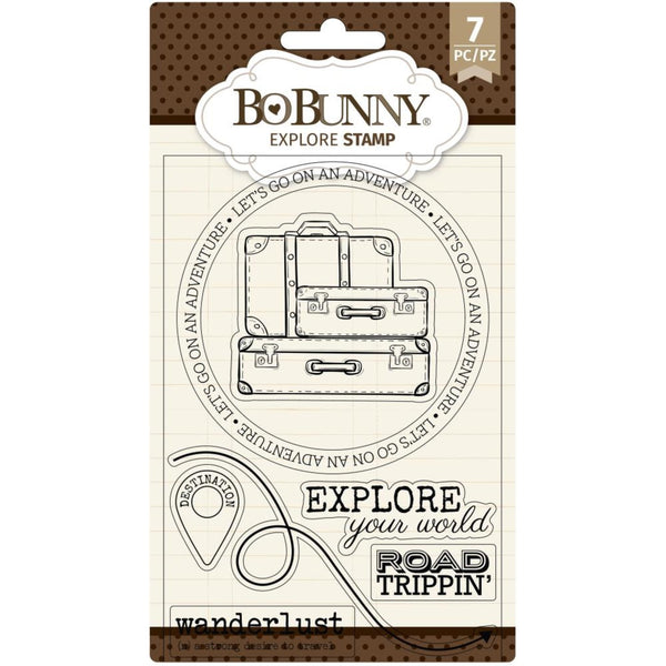 BoBunny - Clear Acrylic Stamps - Explore*