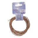 John Bead Dazzle-It Genuine Leather Cord 1mm Round 5yd - Natural