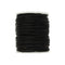 John Bead Dazzle-It Genuine Leather Cord 1mm Round 27.3yd - Black