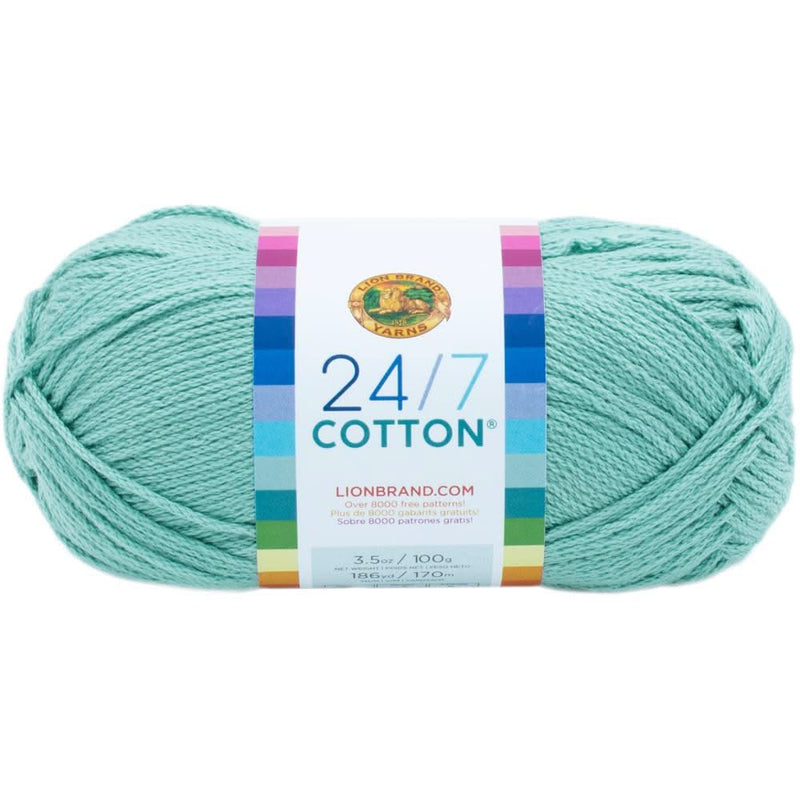 Lion Brand 24/7 Cotton Yarn - Succulent