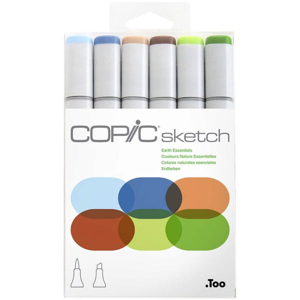 Copic Sketch Set 6 Earth Essentials