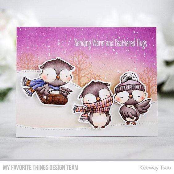 My Favorite Things Stamp Set - SY Warm & Feathered Hugs*