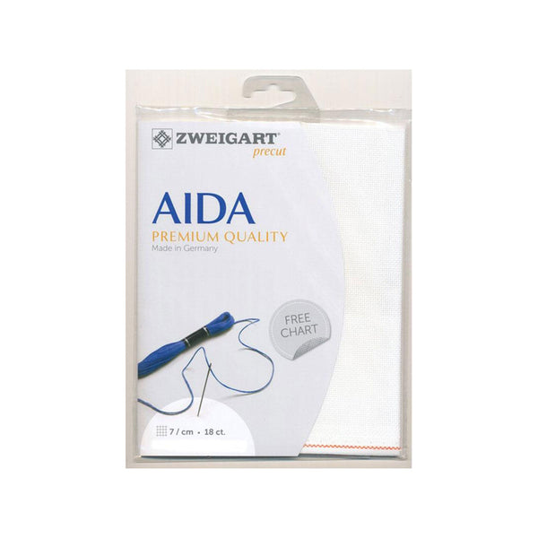 Zweigart AIDA Premium Quality Easy Count 18ct. - White
